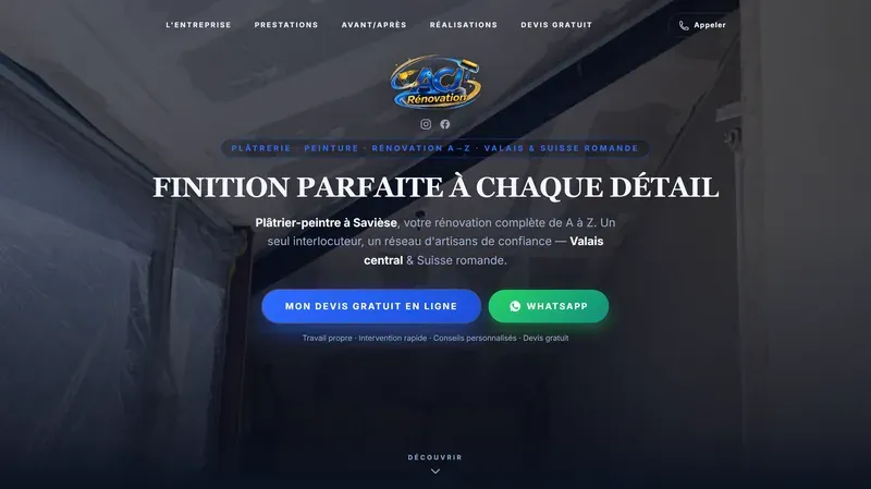ACJ Plâtrerie-Peinture — Plâtrerie et peinture
