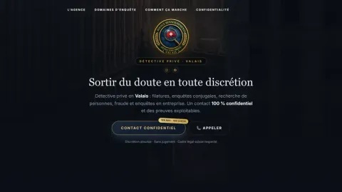 Private detective Valais — Private detective
