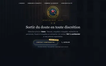 Détective privé — Valais