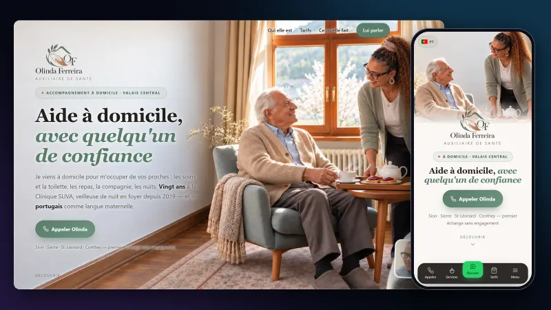 Olinda Ferreira — Health care assistant, home help