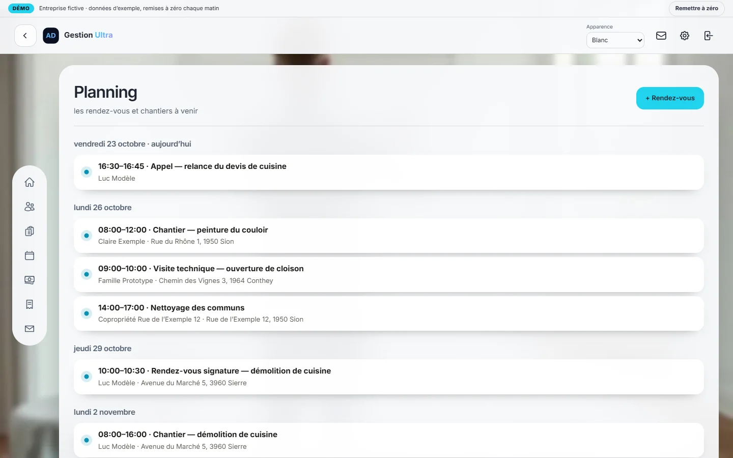 En el ordenador : La agenda