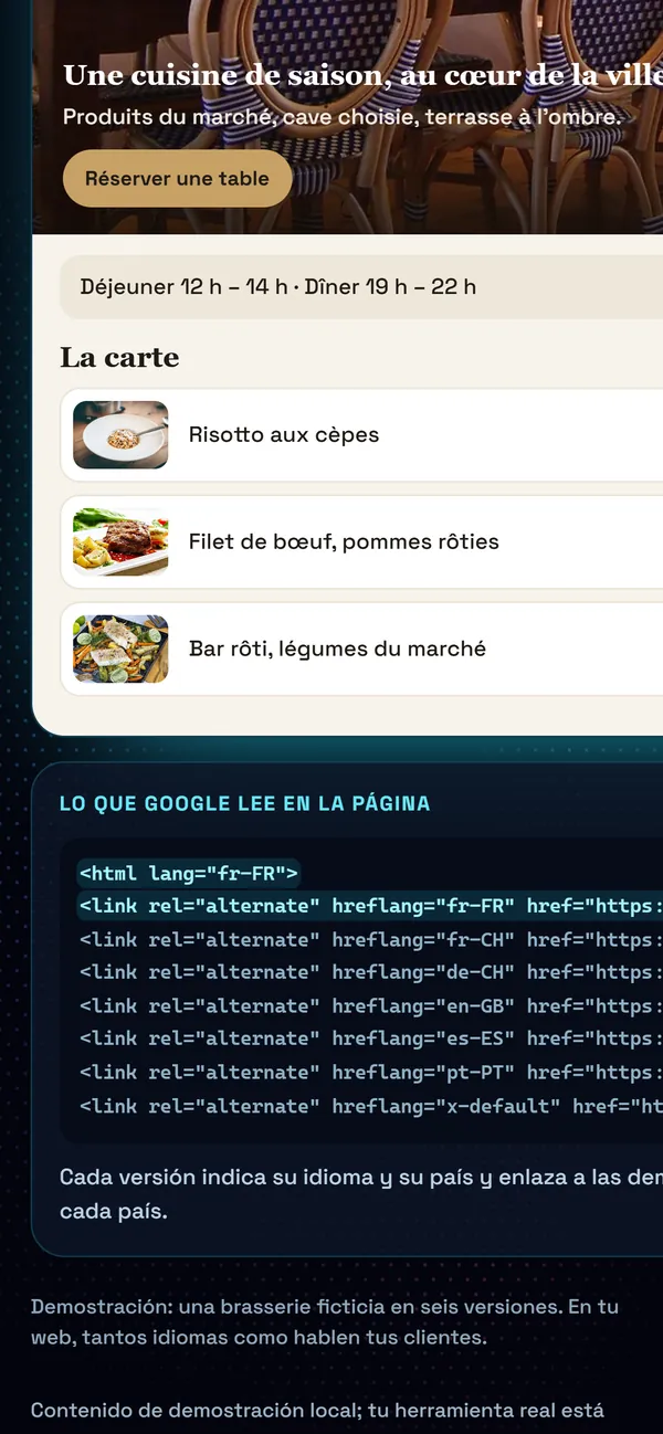 En el móvil : La versión francesa