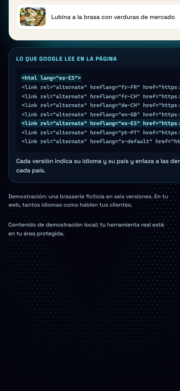 En el móvil : Lo que lee Google