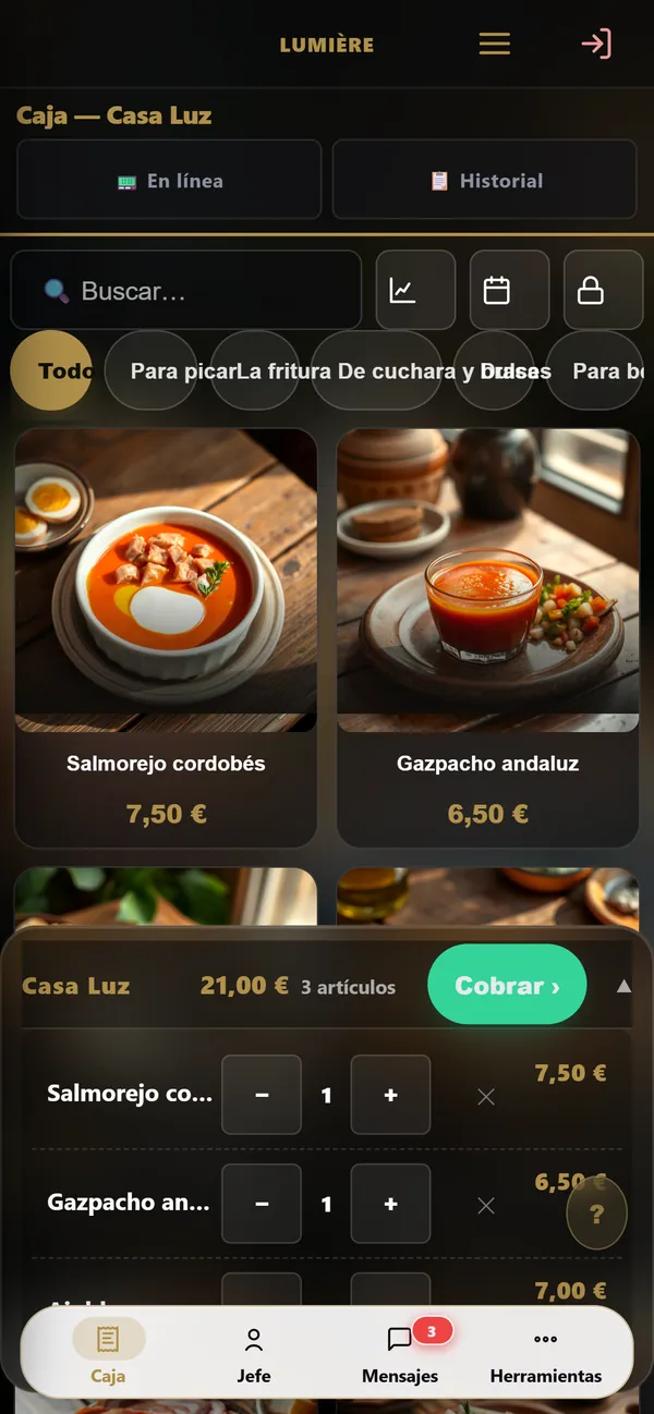 En el móvil : La caja