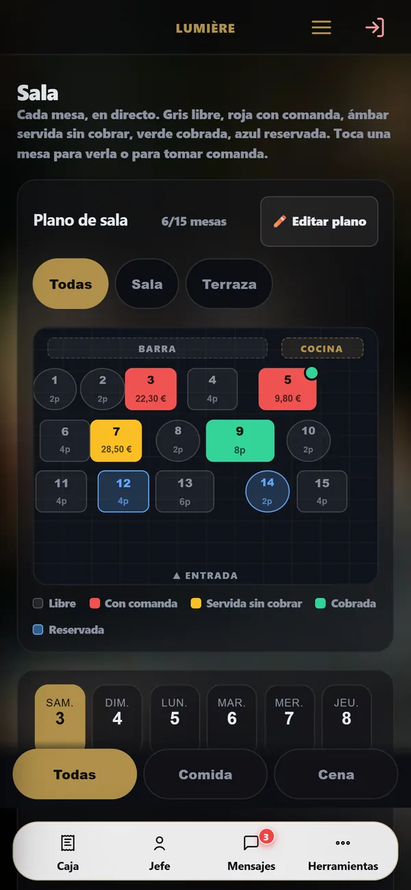 En el móvil : La sala