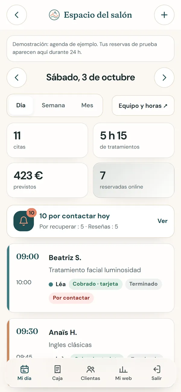 En el móvil : Tu día